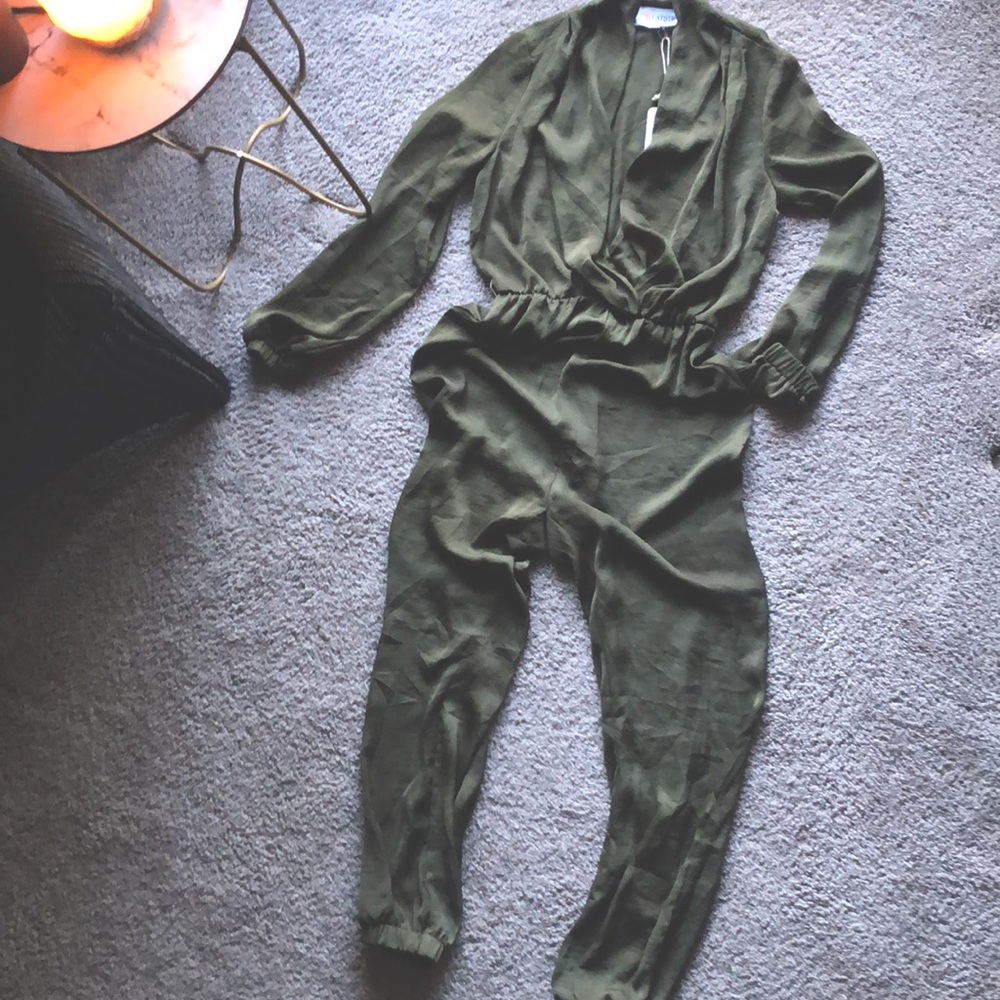 Olive Green Jumpsuit